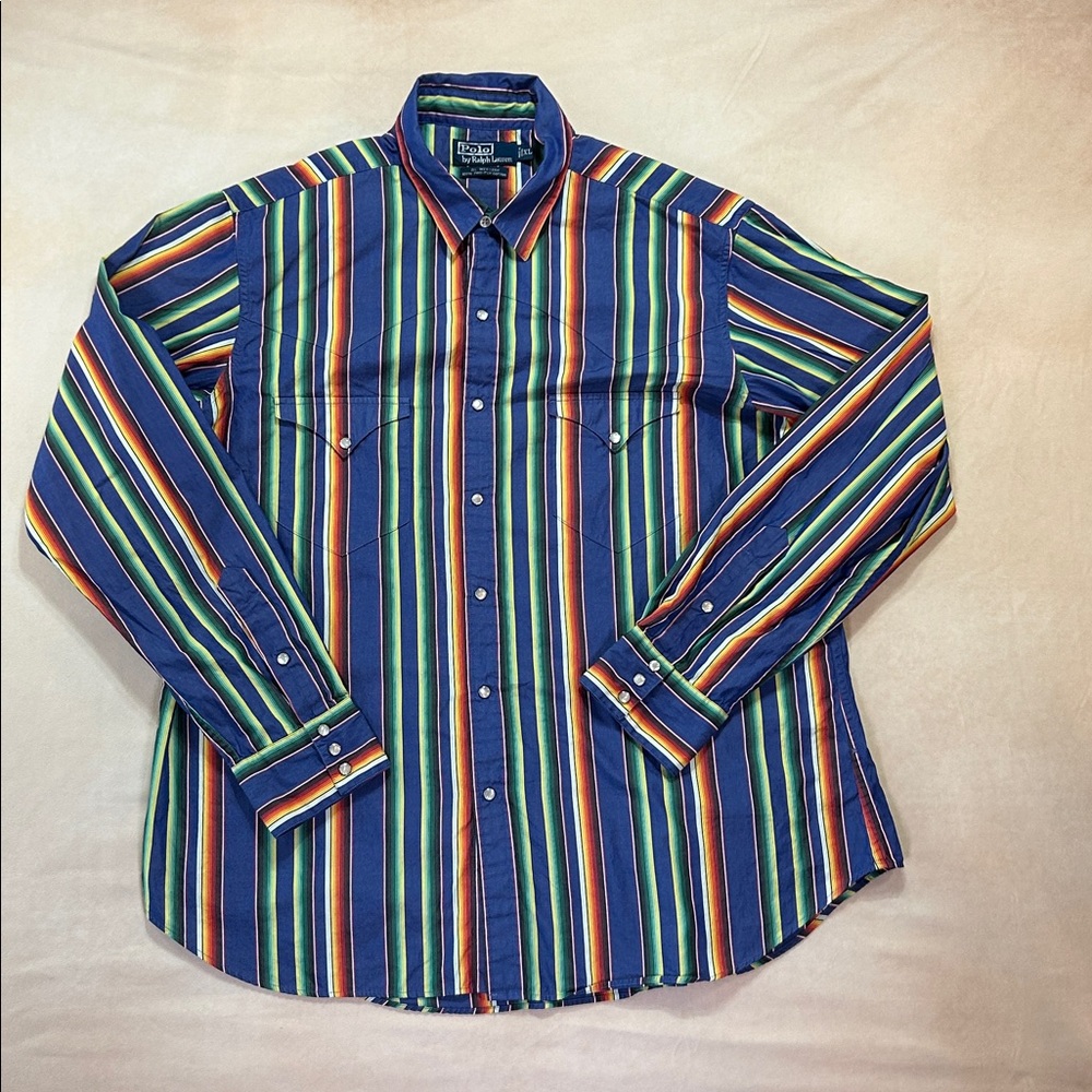 Polo western pearl snap shirt